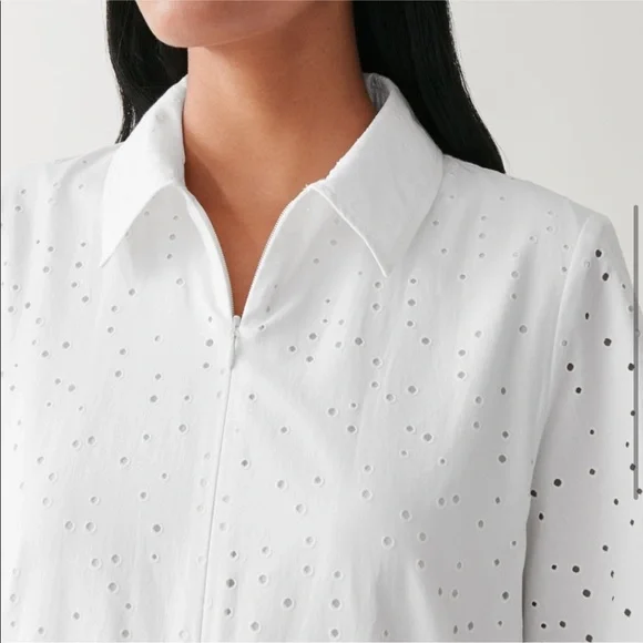 COS white embroidered dress - Picture 2 of 3